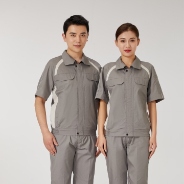 涤棉夏季工作服AD2204-5