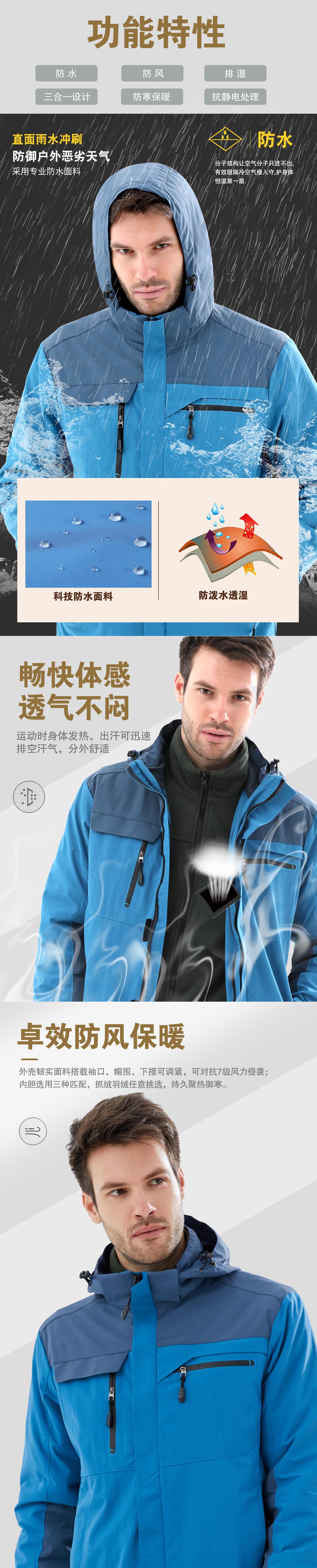 5-210319102PbG.jpg 湖蓝拼色冲锋衣CF1902-6(图2)