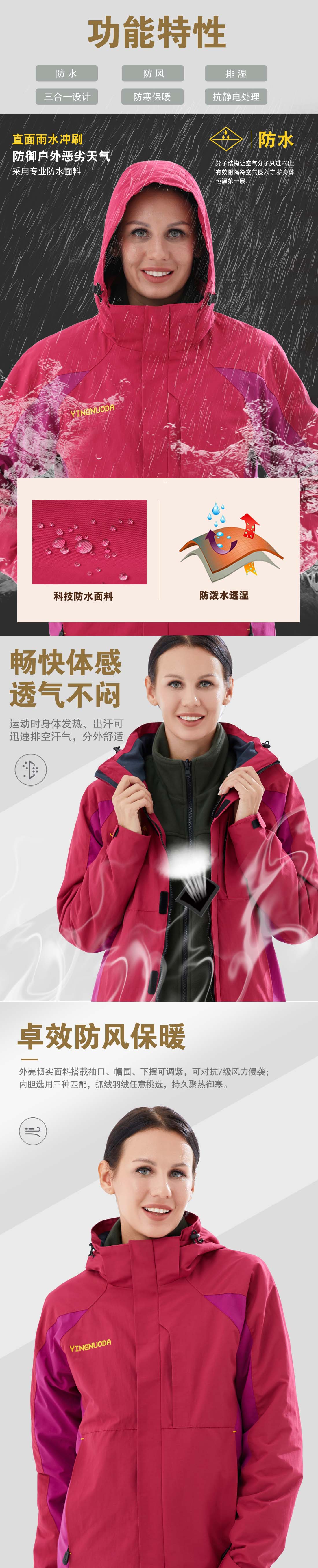 5-210326101120910.jpg 枚红色冲锋衣CFY1903-13(图2)