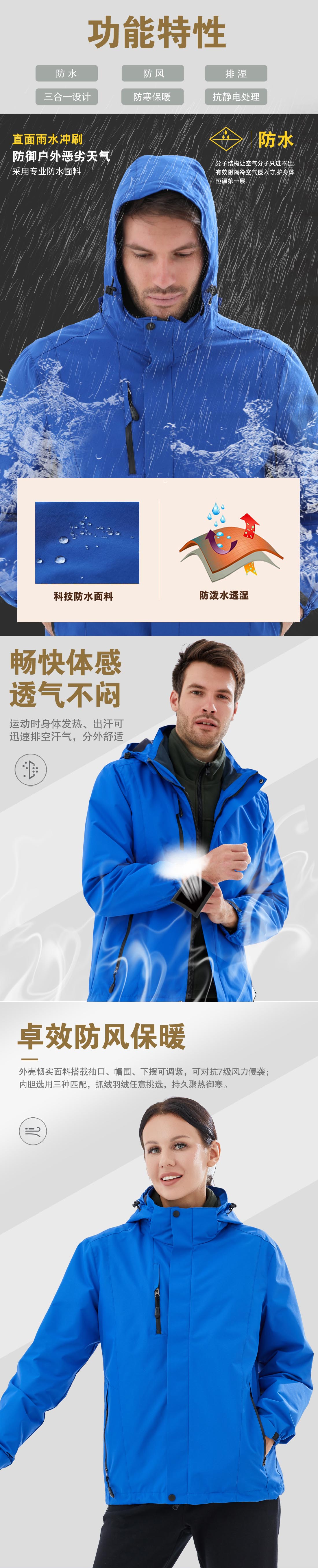 5-21032610242D33.jpg 艳蓝色冲锋衣CFY1904-4(图2)