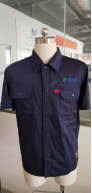 江苏鑫氟天科技夏季工作服定制案例(图2)