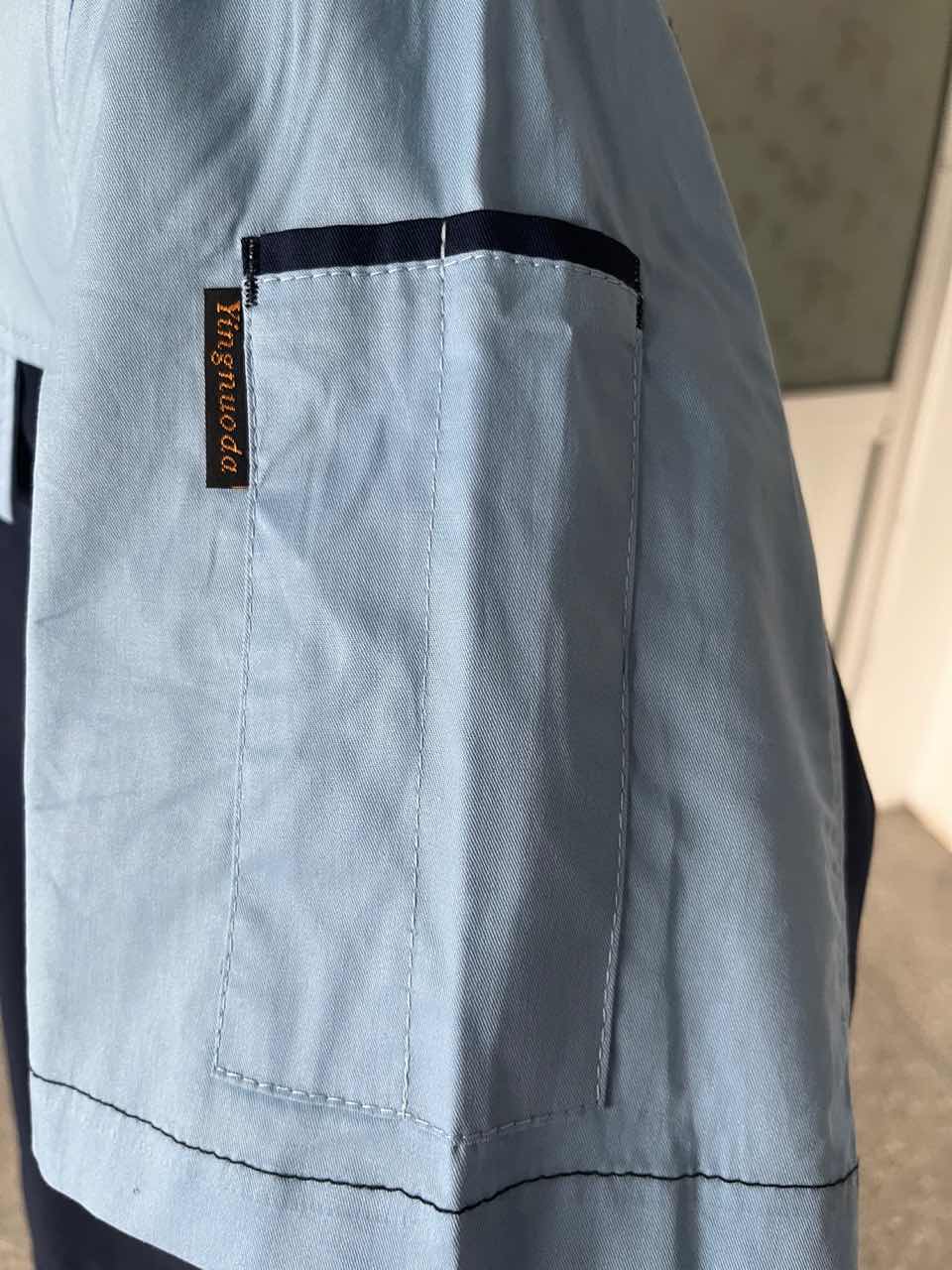 爱德夏季短袖工作服(图3)
