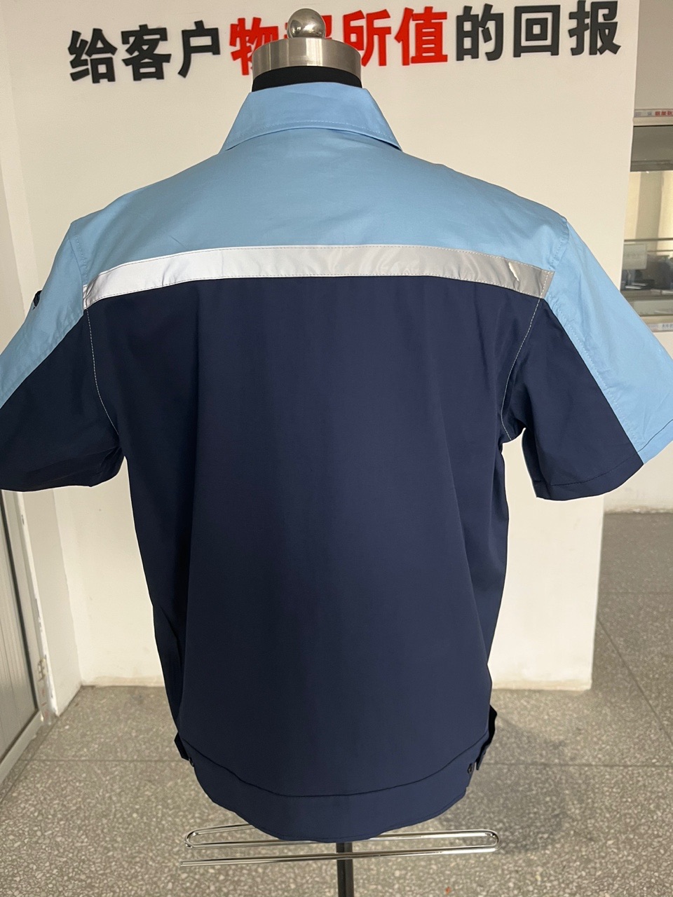 爱德夏季短袖工作服(图4)