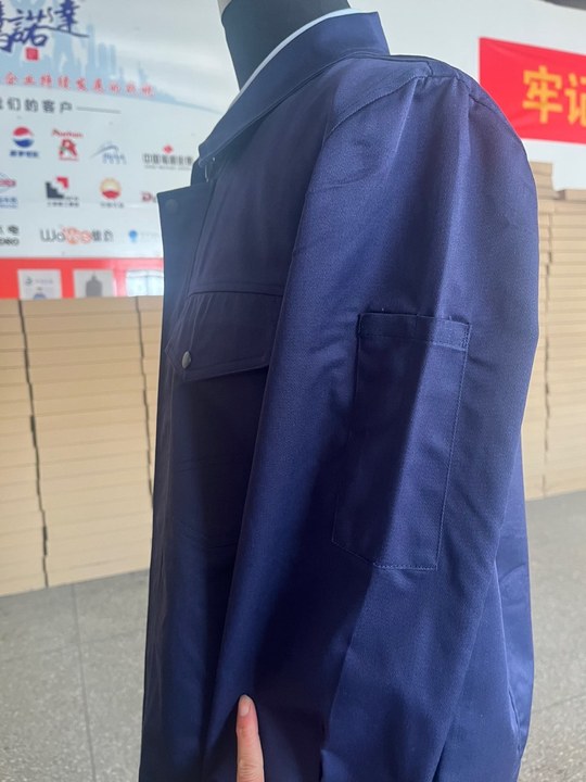乐虞品牌短袖长袖工作服(图2)
