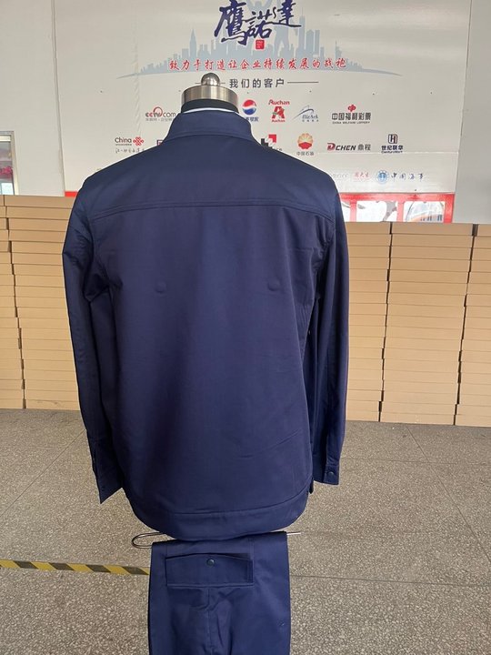 乐虞品牌短袖长袖工作服(图3)