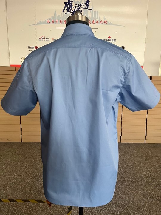 乐虞品牌短袖长袖工作服(图6)